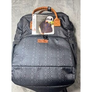 Monbebe Bolt‎ Diaper Backpack with Changing Center, Stroller Straps, Padded